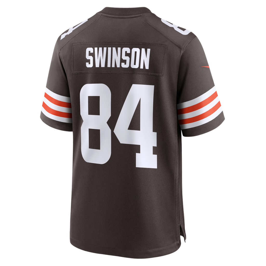 Cleveland Browns Messiah Swinson Nike Brown Team Game Jersey product image 5, provided for visual reference and product