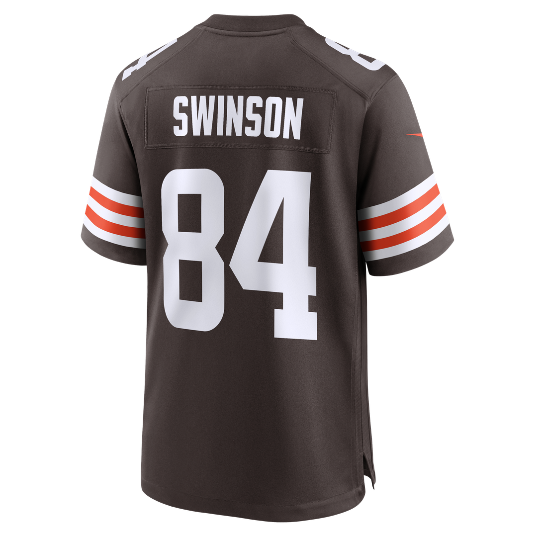Cleveland Browns Messiah Swinson Nike Brown Team Game Jersey product image 5, provided for visual reference and product