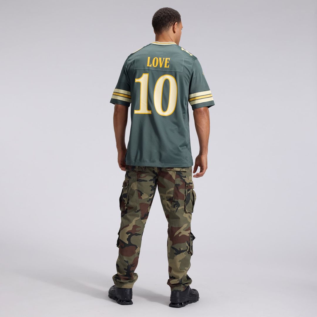 Green Bay Packers Jordan Love Nike Green 2026 Rivalries Collection Game Jersey product image 5, provided for visual