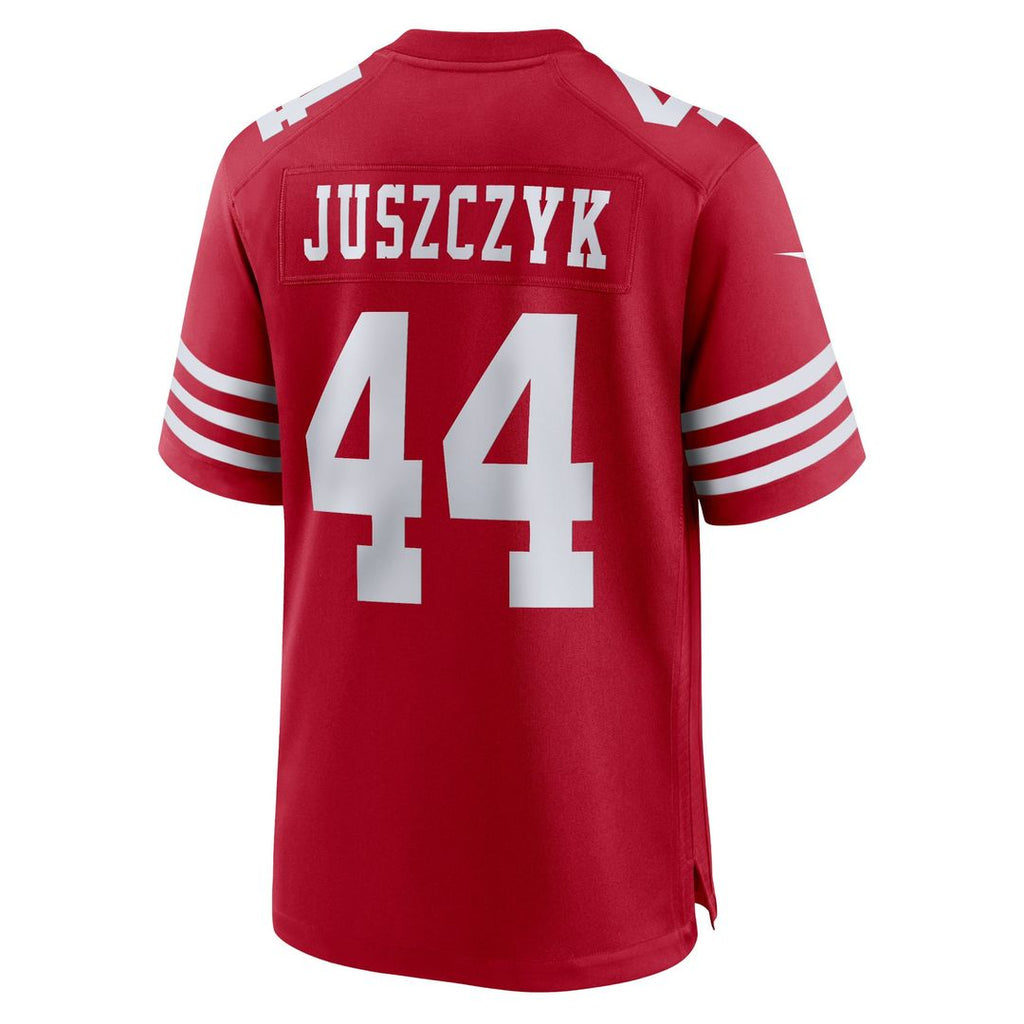 San Francisco 49ers Kyle Juszczyk Nike Scarlet Player Game Jersey product image 3, provided for visual reference and product