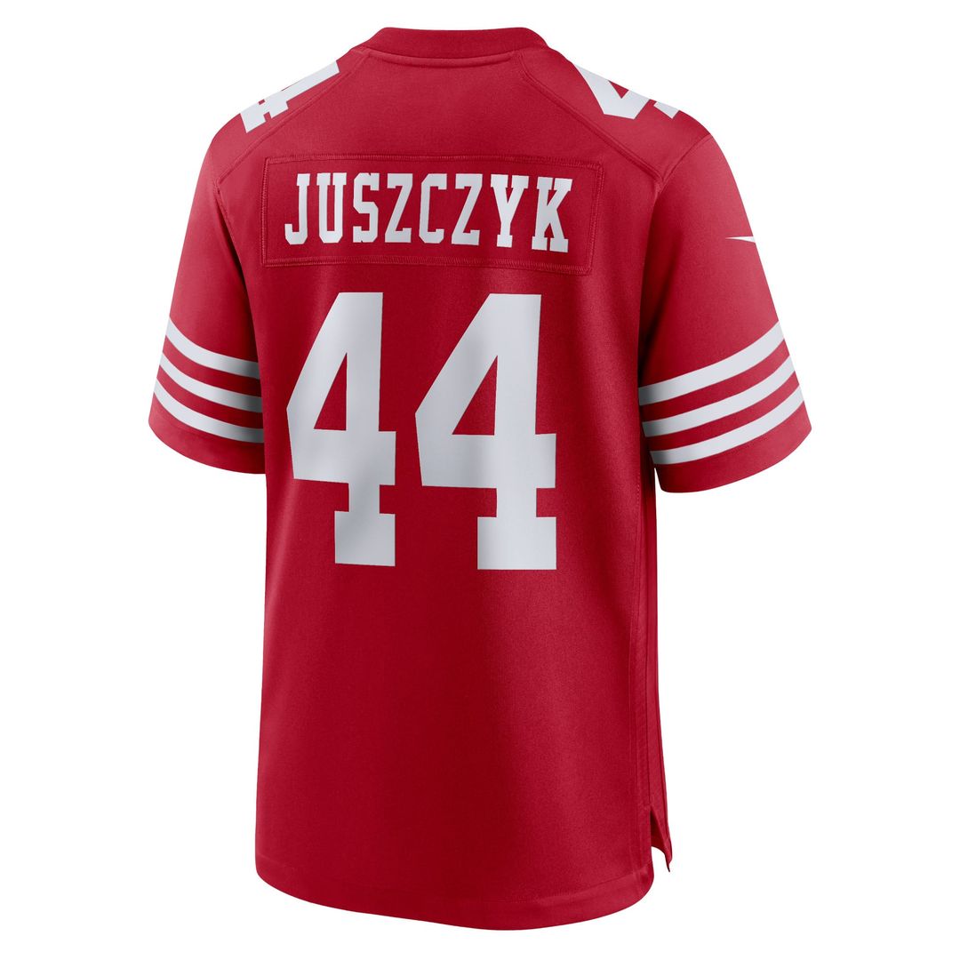 San Francisco 49ers Kyle Juszczyk Nike Scarlet Player Game Jersey product image 3, provided for visual reference and product