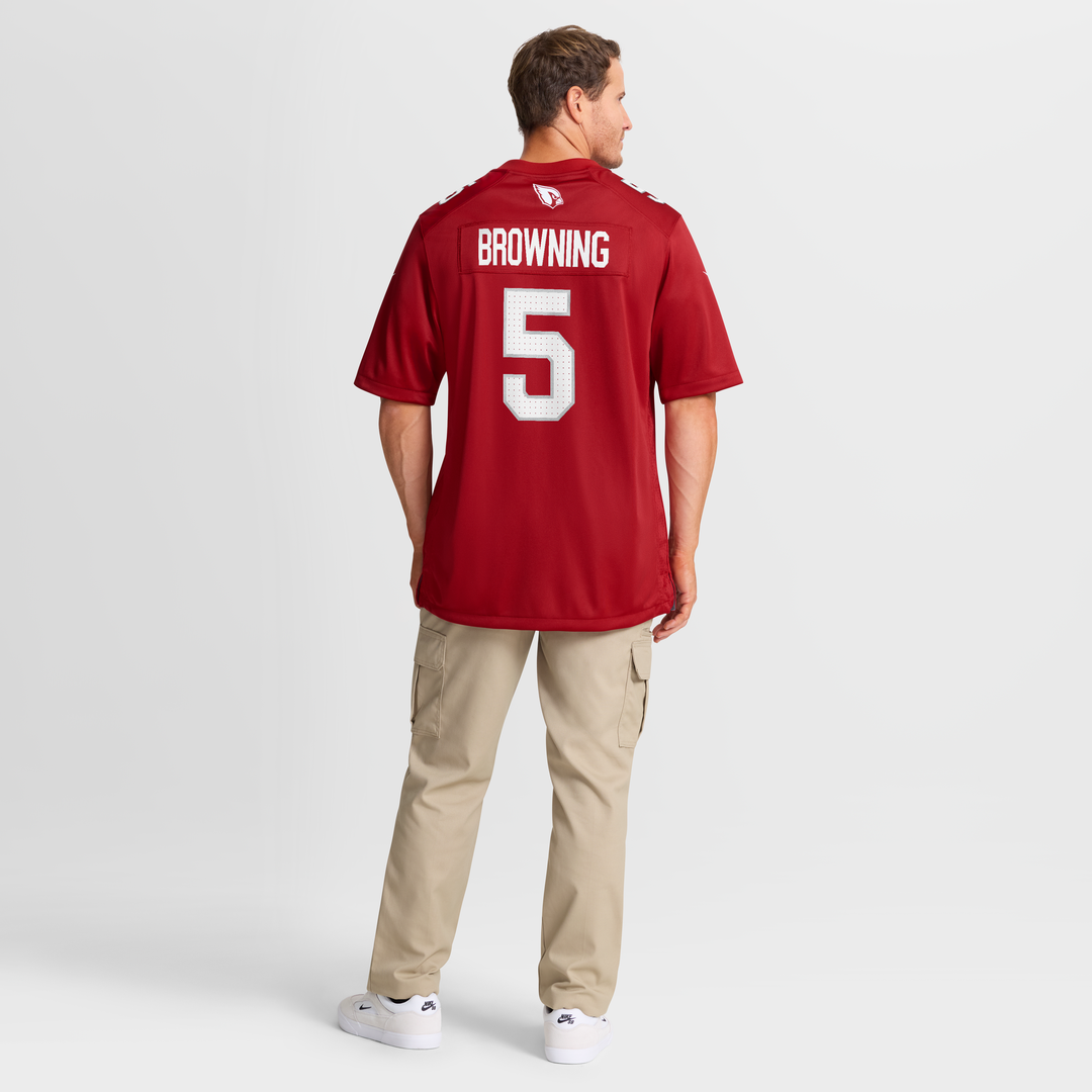 Arizona Cardinals Baron Browning Nike Cardinal Team Game Jersey product image 8, provided for visual reference and product