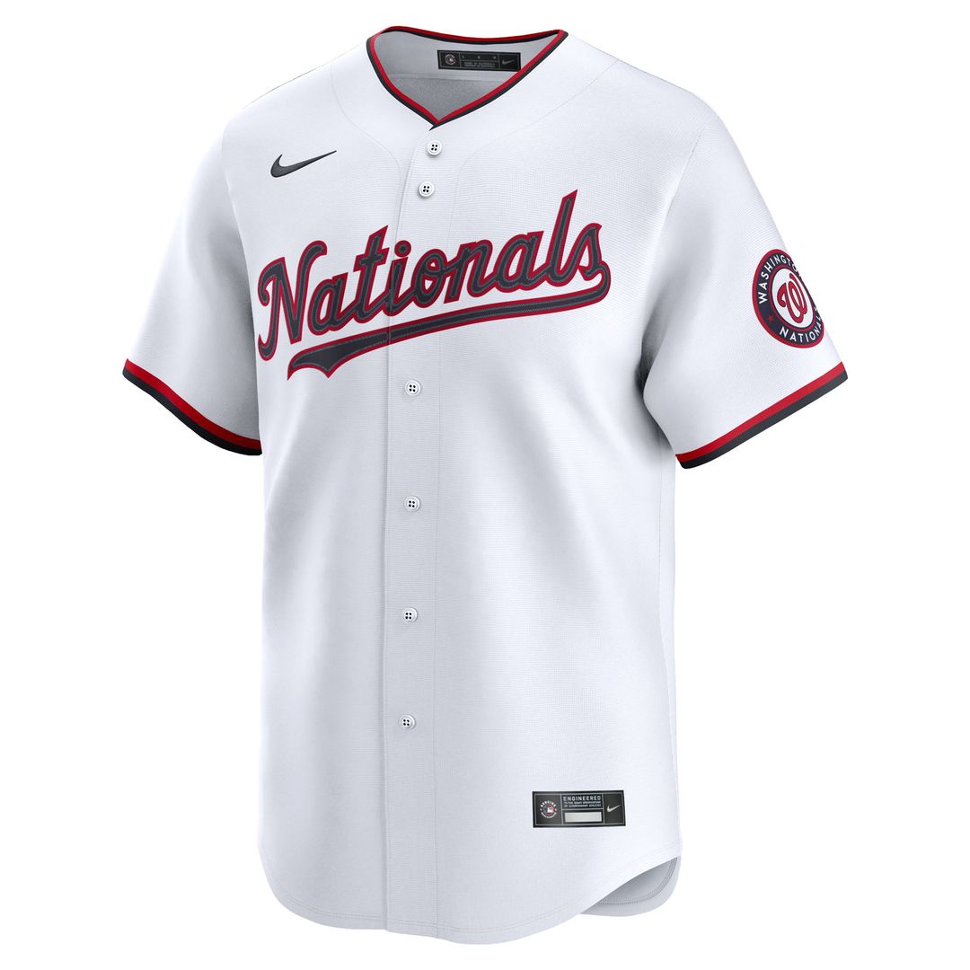 Washington Nationals Nike White Home Limited Pick-A-Player Retired Roster Jersey product image 2, provided for visual