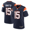 Denver Broncos Nik Bonitto Nike Navy Alternate Game Jersey product image 1, provided for visual reference and product detail