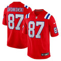 New England Patriots Rob Gronkowski Nike Red Alternate Retired Player Game Jersey product image 1, provided for visual