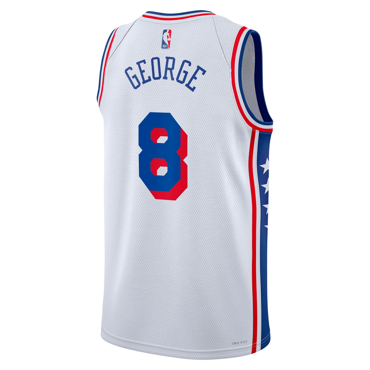 Philadelphia 76ers Nike Association Edition Swingman Jersey - White - Paul George - Unisex product image 4, provided for