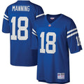 Indianapolis Colts Peyton Manning Mitchell & Ness Royal Legacy Replica Jersey product image 1, provided for visual reference