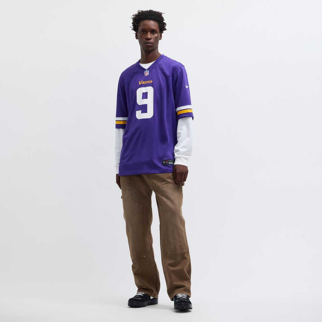 Minnesota Vikings J.J. McCarthy Nike Purple Player Game Jersey product image 6, provided for visual reference and product