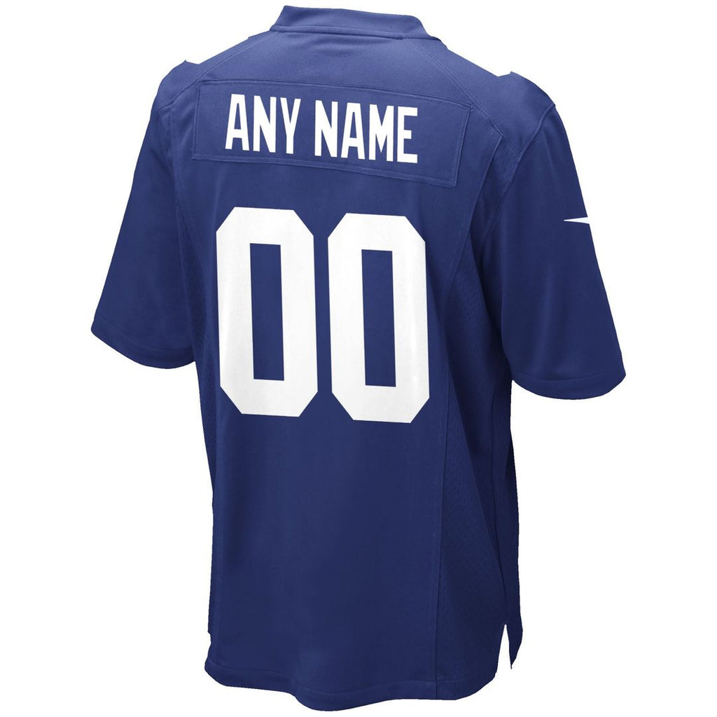 New York Giants Nike Royal Custom Game Jersey product image 3, provided for visual reference and product detail review