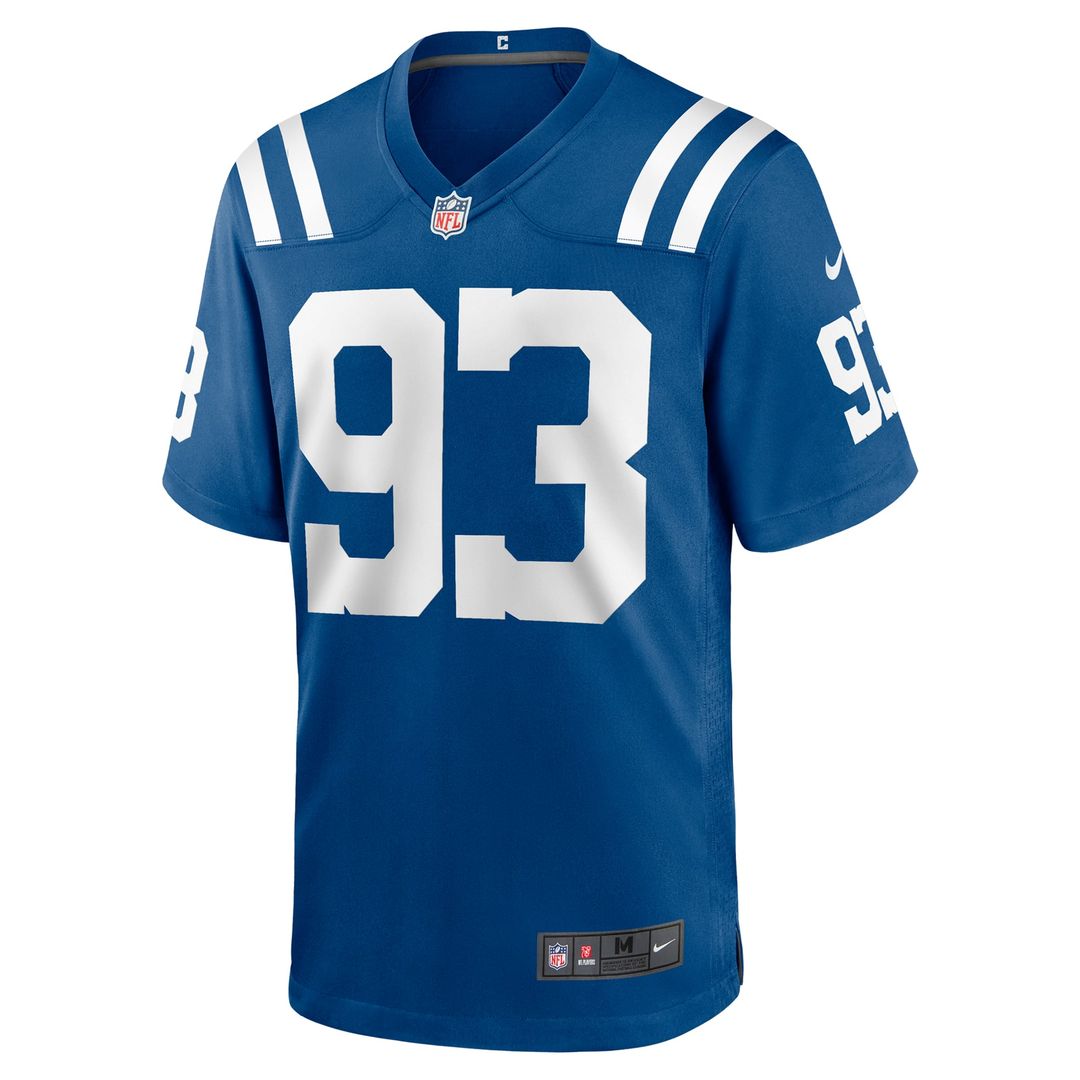 Indianapolis Colts Dwight Freeney Nike Royal Team Retired Player Game Jersey product image 2, provided for visual reference