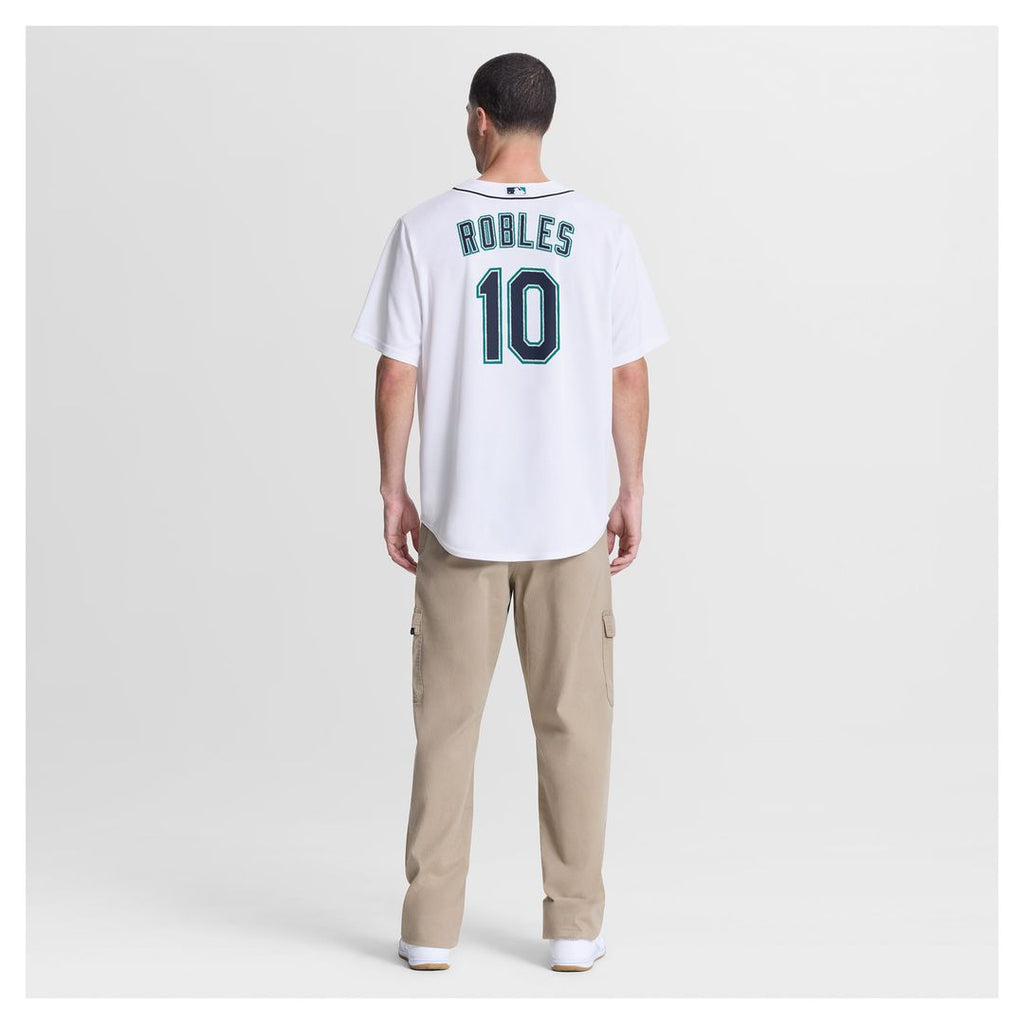 Seattle Mariners Victor Robles Nike White Home Replica Jersey product image 5, provided for visual reference and product