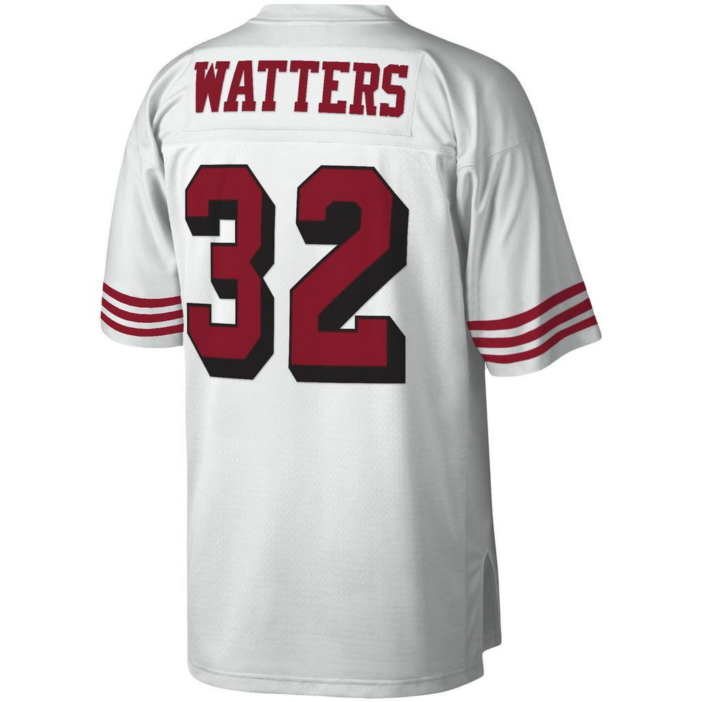San Francisco 49ers Ricky Watters Mitchell & Ness White Legacy Replica Jersey product image 3, provided for visual reference
