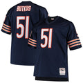Chicago Bears Dick Butkus Mitchell & Ness Navy Big & Tall 1966 Retired Player Replica Jersey product image 1, provided for