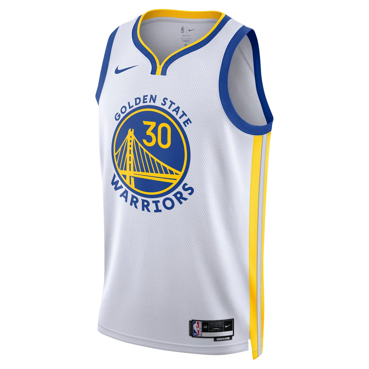 Golden State Warriors Nike Association Swingman Jersey - Stephen Curry - Unisex product image 3, provided for visual