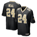 New Orleans Saints Devin Neal Nike Black Team Game Jersey product image 1, provided for visual reference and product detail