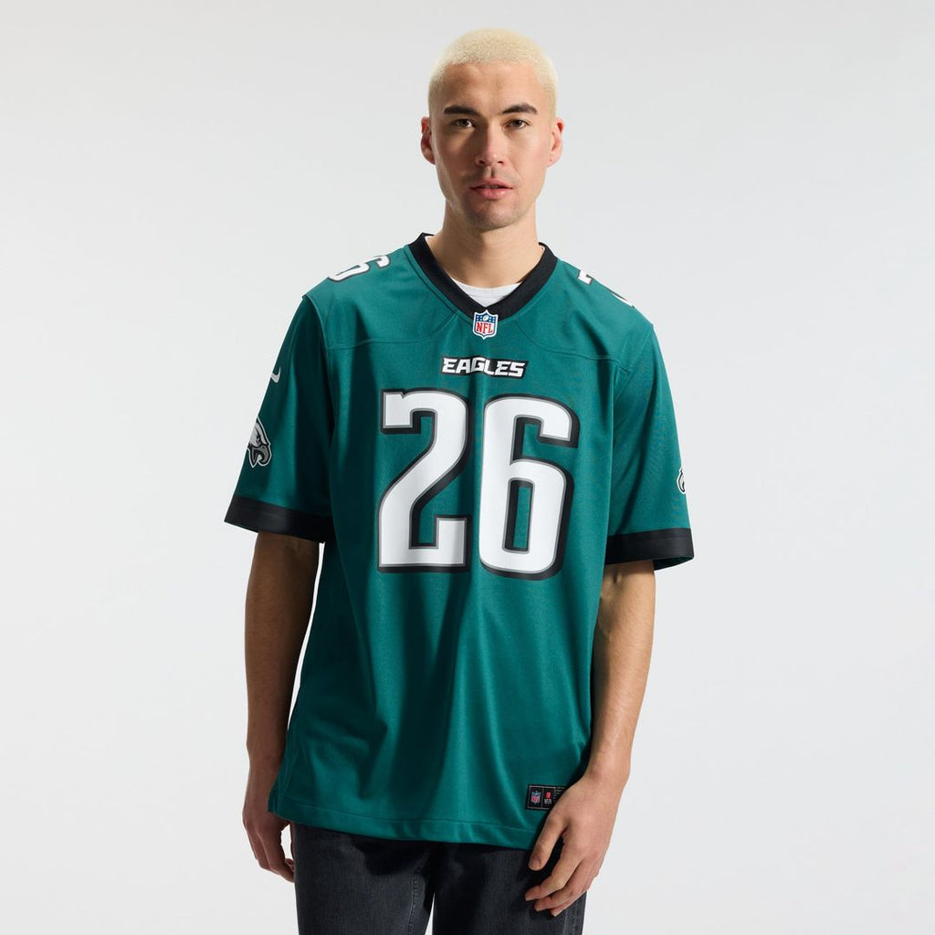 Philadelphia Eagles Saquon Barkley Nike Midnight Green Team Game Jersey product image 2, provided for visual reference and