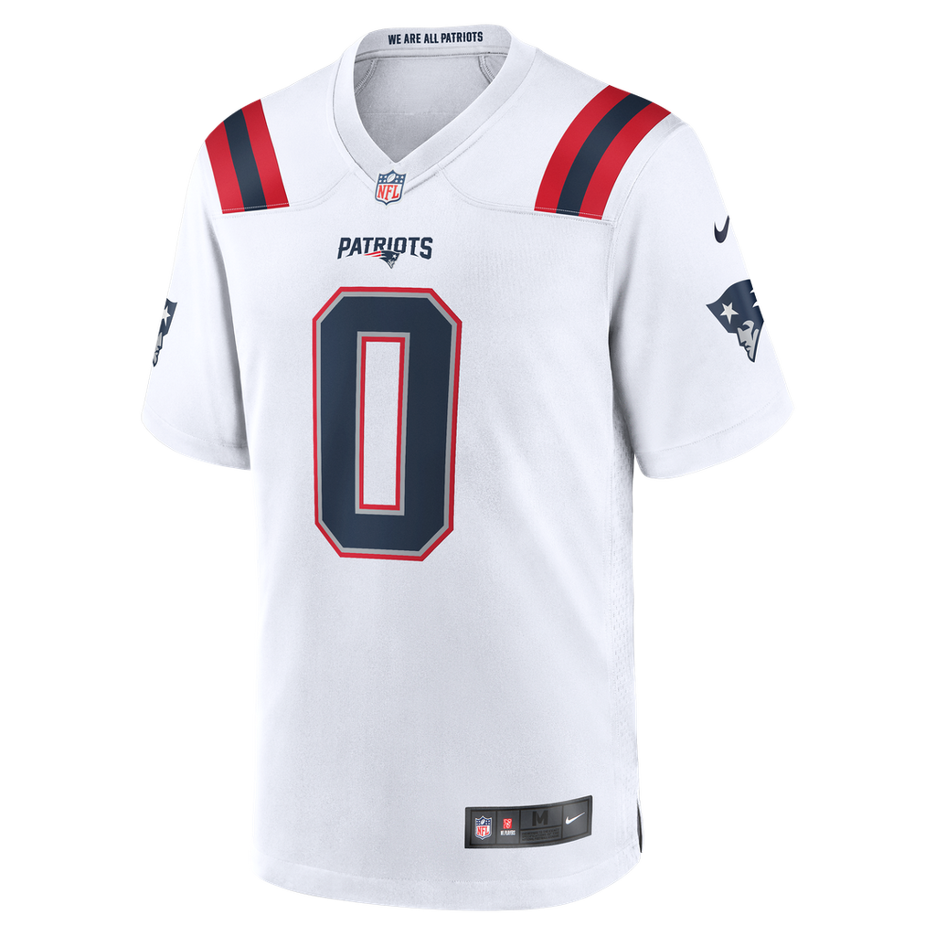 New England Patriots Christian Gonzalez Nike Navy Team Game Jersey product image 22, provided for visual reference and