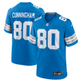 Detroit Lions Malik Cunningham Nike Blue Team Game Jersey product image 1, provided for visual reference and product detail