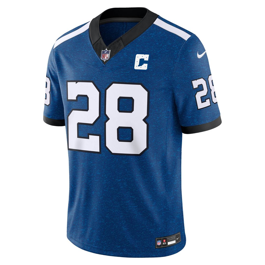 Indianapolis Colts Jonathan Taylor Nike Royal Alternate Indiana Nights Vapor F.U.S.E. Stitched Limited Jersey product image