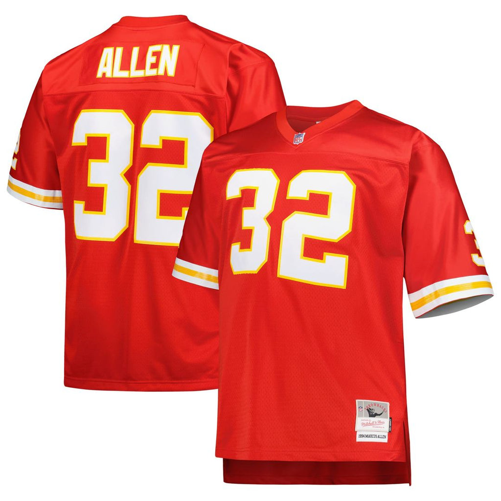 Kansas City Chiefs Marcus Allen Mitchell & Ness Red Big & Tall 1994 Retired Player Replica Jersey product image 1, provided