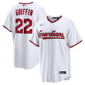 Cleveland Guardians Foster Griffin Nike White Home Replica Jersey product image 1, provided for visual reference and product