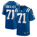 Indianapolis Colts Matt Goncalves Nike Royal Game Jersey product image 1, provided for visual reference and product detail