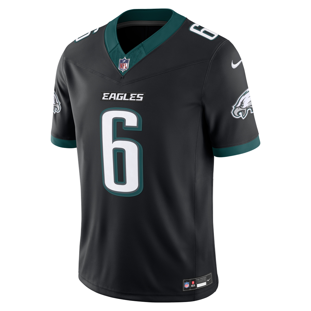Philadelphia Eagles DeVonta Smith Nike Midnight Green Team Vapor F.U.S.E. Stitched Limited Jersey product image 8, provided