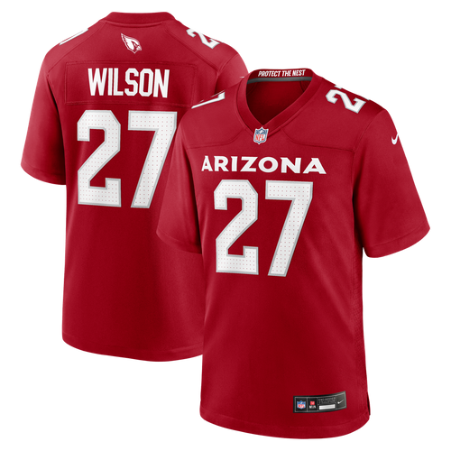 Arizona Cardinals Divaad Wilson Nike Cardinal Team Game Jersey product image 1, provided for visual reference and product