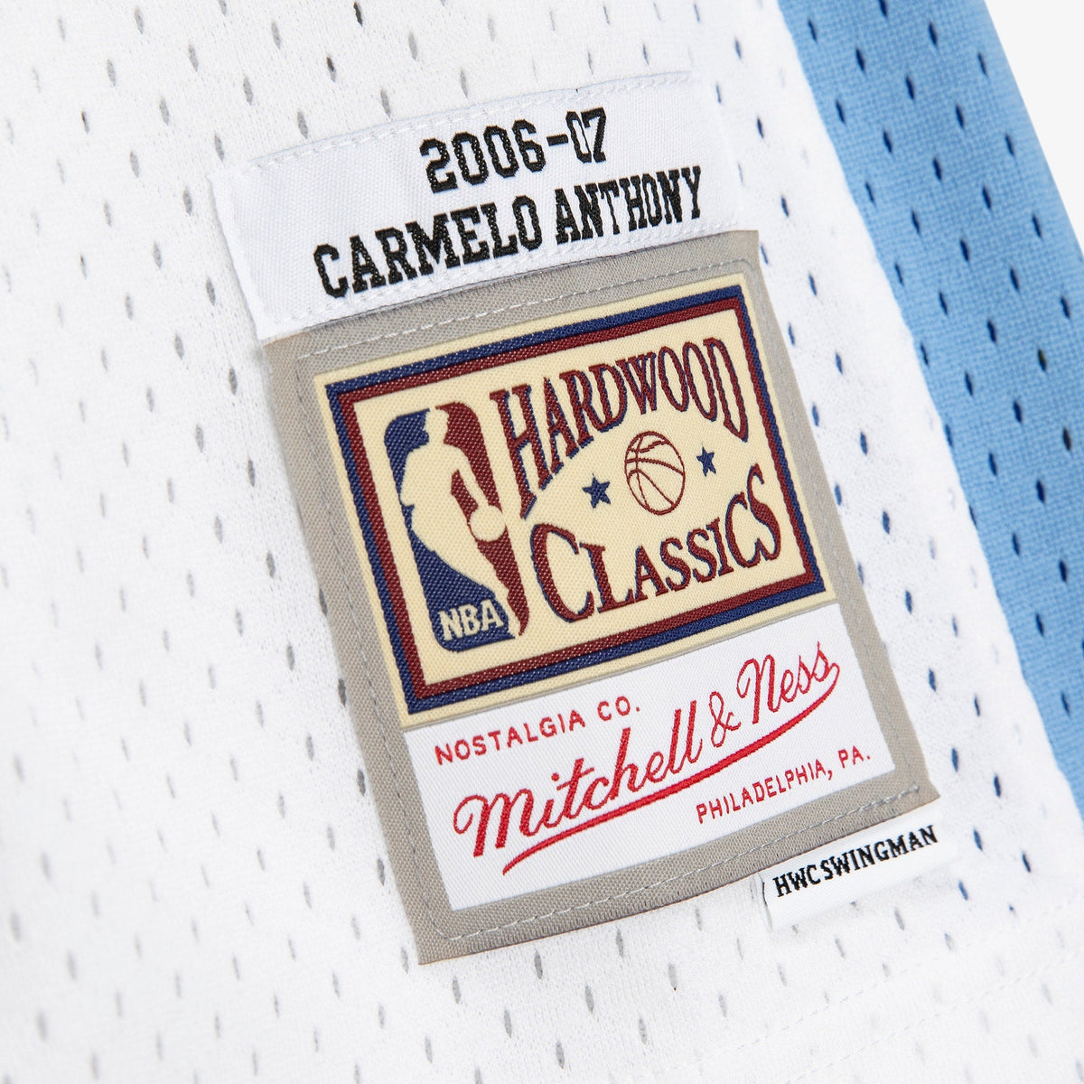 Denver Nuggets Mitchell & Ness Carmelo Anthony 2006 Swingman Authentic Jersey - White product image 5, provided for visual