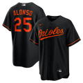 Baltimore Orioles Pete Alonso Nike Black Alternate Replica Jersey product image 1, provided for visual reference and product