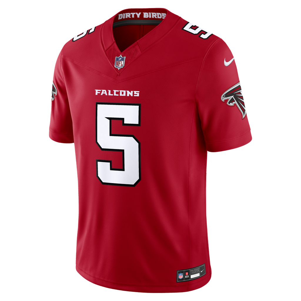 Atlanta Falcons Drake London Nike Red Team Vapor F.U.S.E. Stitched Limited Jersey product image 2, provided for visual