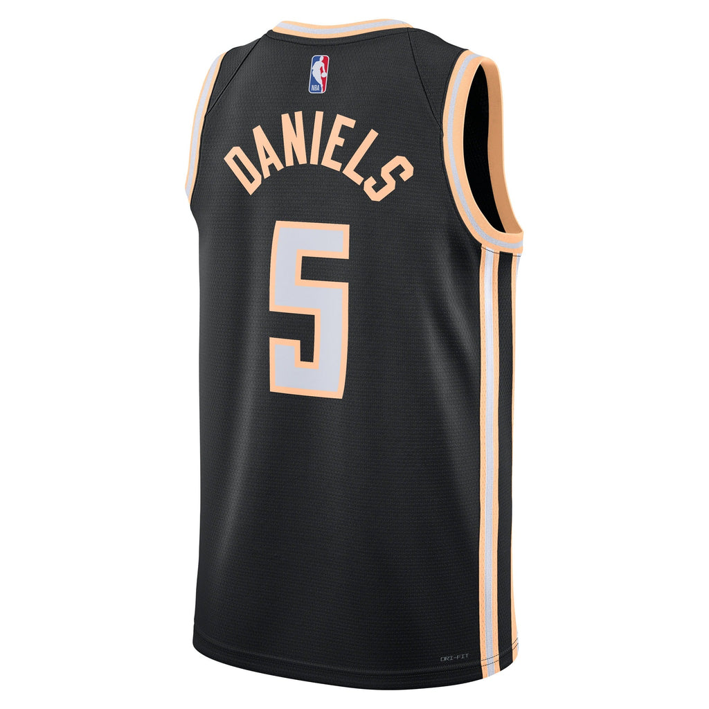 Atlanta Hawks Nike 2025/26 City Edition Swingman Jersey - Black - Dyson Daniels - Unisex product image 4, provided for