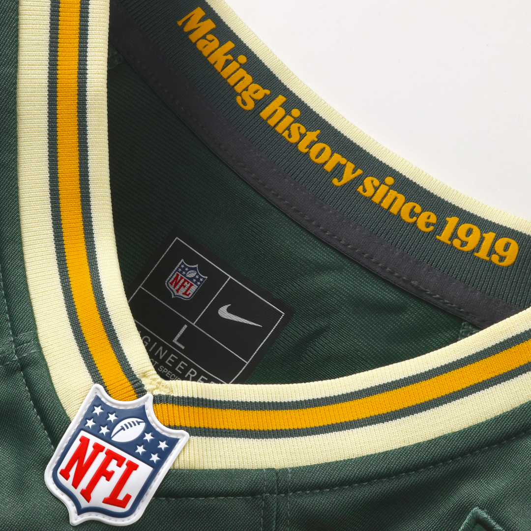 Green Bay Packers Christian Watson Nike Green 2026 Rivalries Collection Game Jersey product image 4, provided for visual