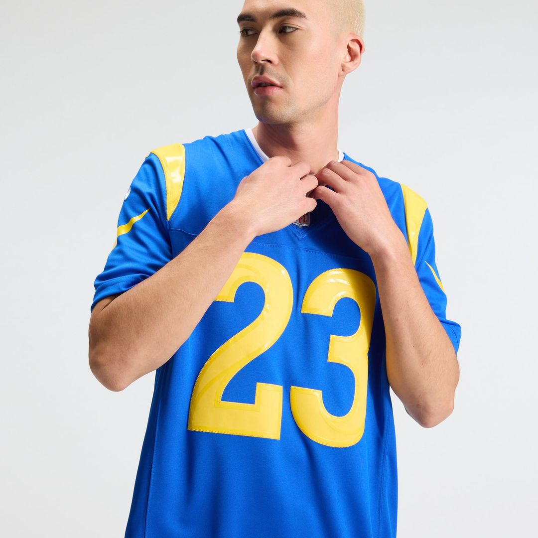 Los Angeles Rams Kyren Williams Nike Royal Team Vapor F.U.S.E. Stitched Limited Jersey product image 9, provided for visual