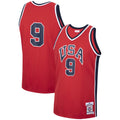 USA 1984 Michael Jordan USA Basketball Authentic Alternate Jersey By Mitchell & Ness - Red product image 1, provided for