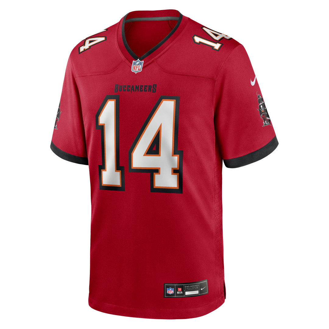 Tampa Bay Buccaneers Brad Johnson Nike Red Game Retired Player Jersey product image 2, provided for visual reference and