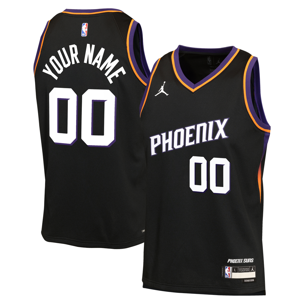 Phoenix Suns Jordan Statement Jersey - Custom - Unisex product image 1, provided for visual reference and product detail