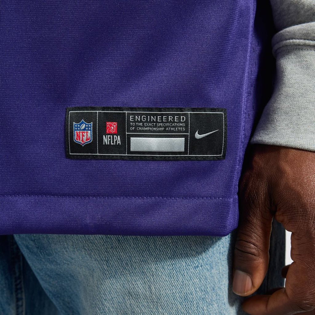 Baltimore Ravens Kyle Hamilton Nike Black Alternate Game Jersey product image 14, provided for visual reference and product