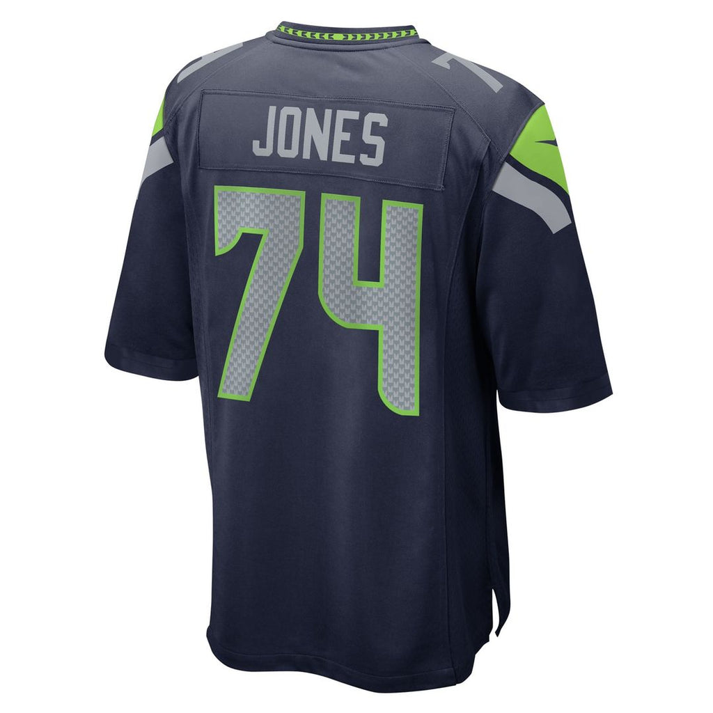 Seattle Seahawks Josh Jones Nike College Navy Team Game Jersey product image 3, provided for visual reference and product