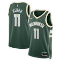 Milwaukee Bucks Nike Icon Edition Swingman Jersey - Hunter Green - Tyler Herro - Unisex product image 1, provided for visual