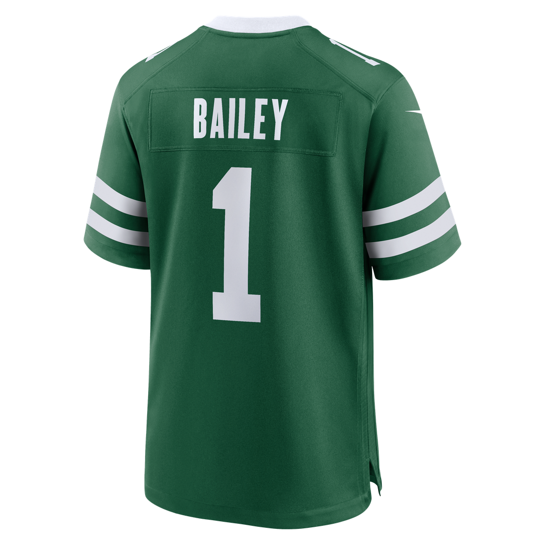 New York Jets David Bailey Nike Legacy Black Alternate Game Player Jersey product image 15, provided for visual reference