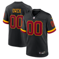 Washington Commanders Odafe Oweh Nike Black Hail Raiser Alternate Game Jersey product image 1, provided for visual reference