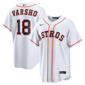Houston Astros Daulton Varsho Nike White Home Replica Jersey product image 1, provided for visual reference and product