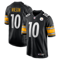 Pittsburgh Steelers Roman Wilson Nike Black Game Player Jersey product image 1, provided for visual reference and product