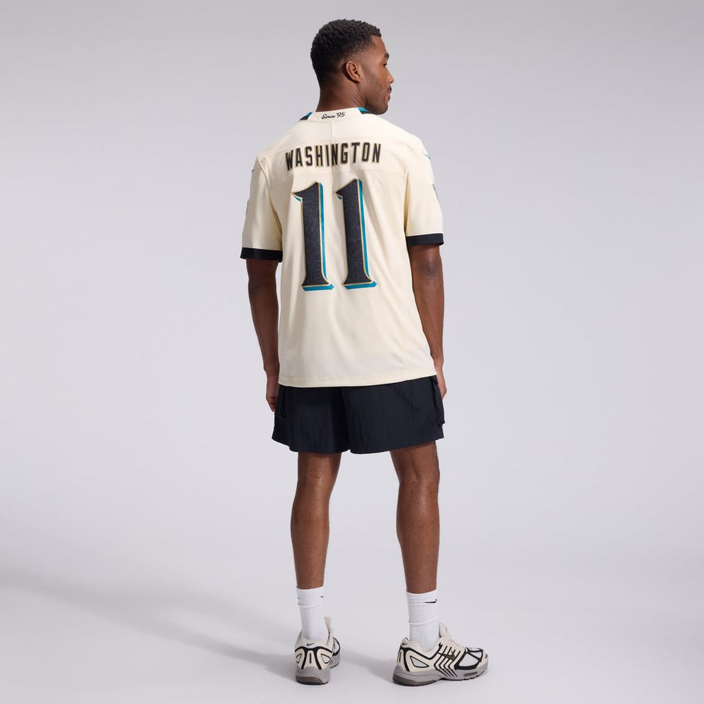 Jacksonville Jaguars Parker Washington Nike Natural 2026 Rivalries Collection Stitched Limited Jersey product image 5,