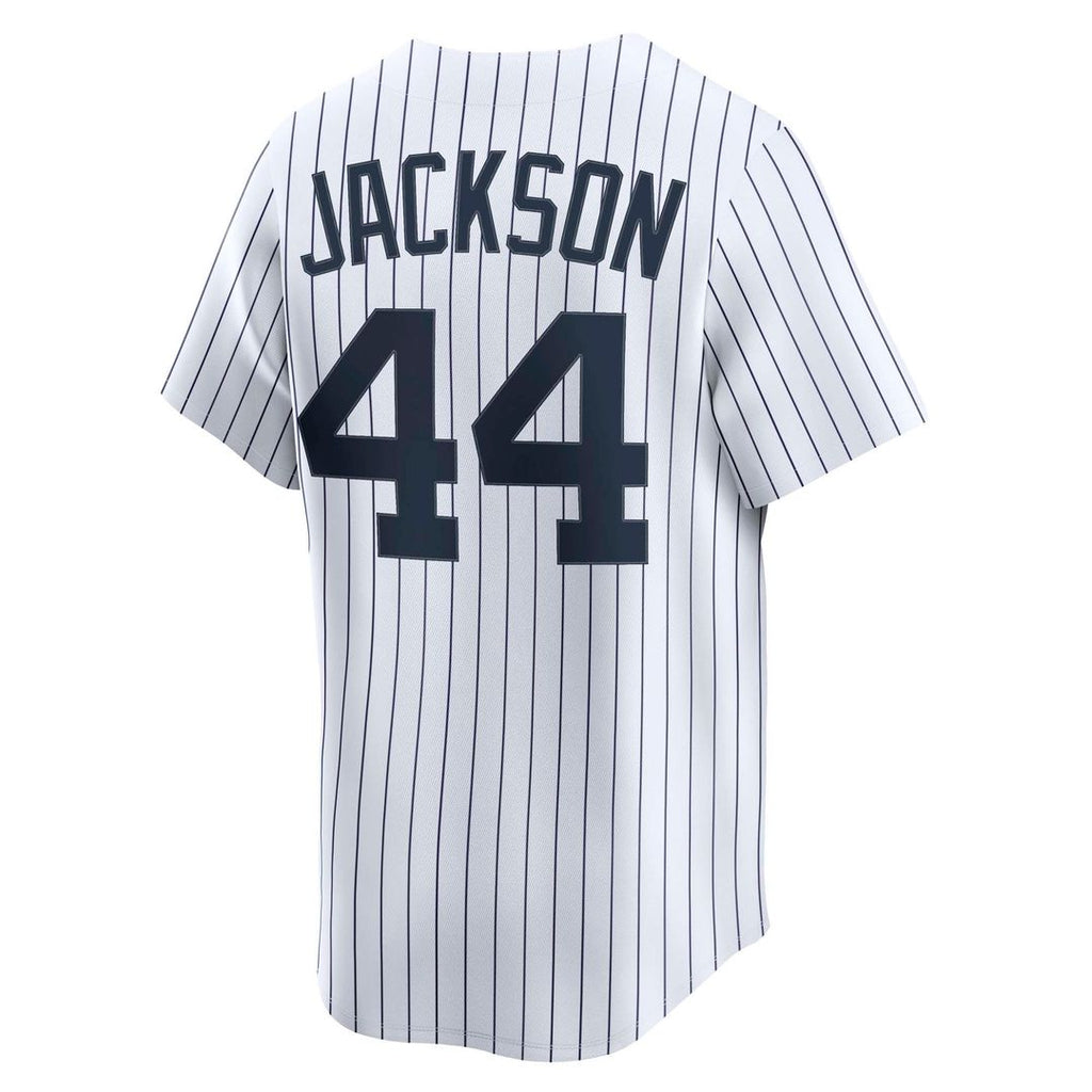 New York Yankees Reggie Jackson Nike White Throwback Cooperstown Collection Limited Jersey product image 3, provided for