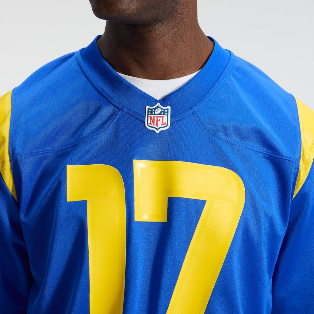 Los Angeles Rams Davante Adams Nike Royal Team Game Player Jersey product image 8, provided for visual reference and product