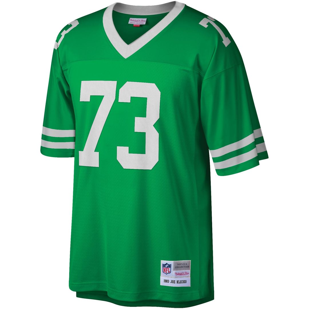 New York Jets Joe Klecko Mitchell & Ness Kelly Green Legacy Replica Jersey product image 2, provided for visual reference