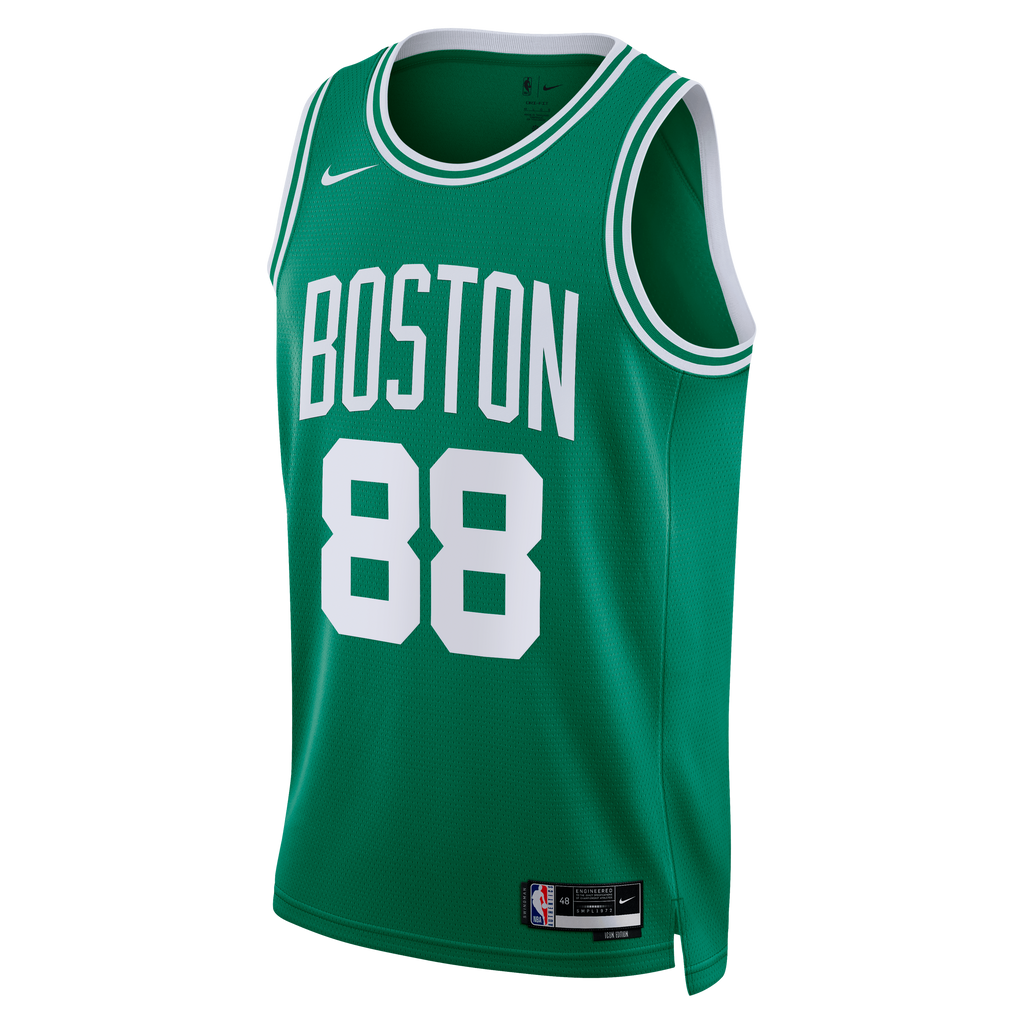 Boston Celtics Nike Icon Edition Swingman Jersey - Kelly Green - Neemias Queta - Unisex product image 3, provided for visual
