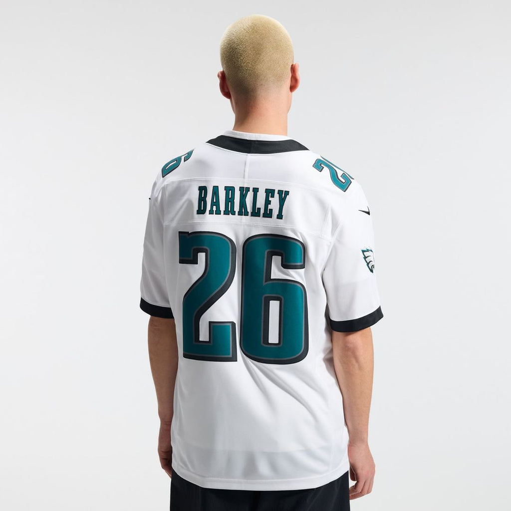 Philadelphia Eagles Saquon Barkley Nike White Vapor F.U.S.E. Stitched Limited Jersey product image 16, provided for visual